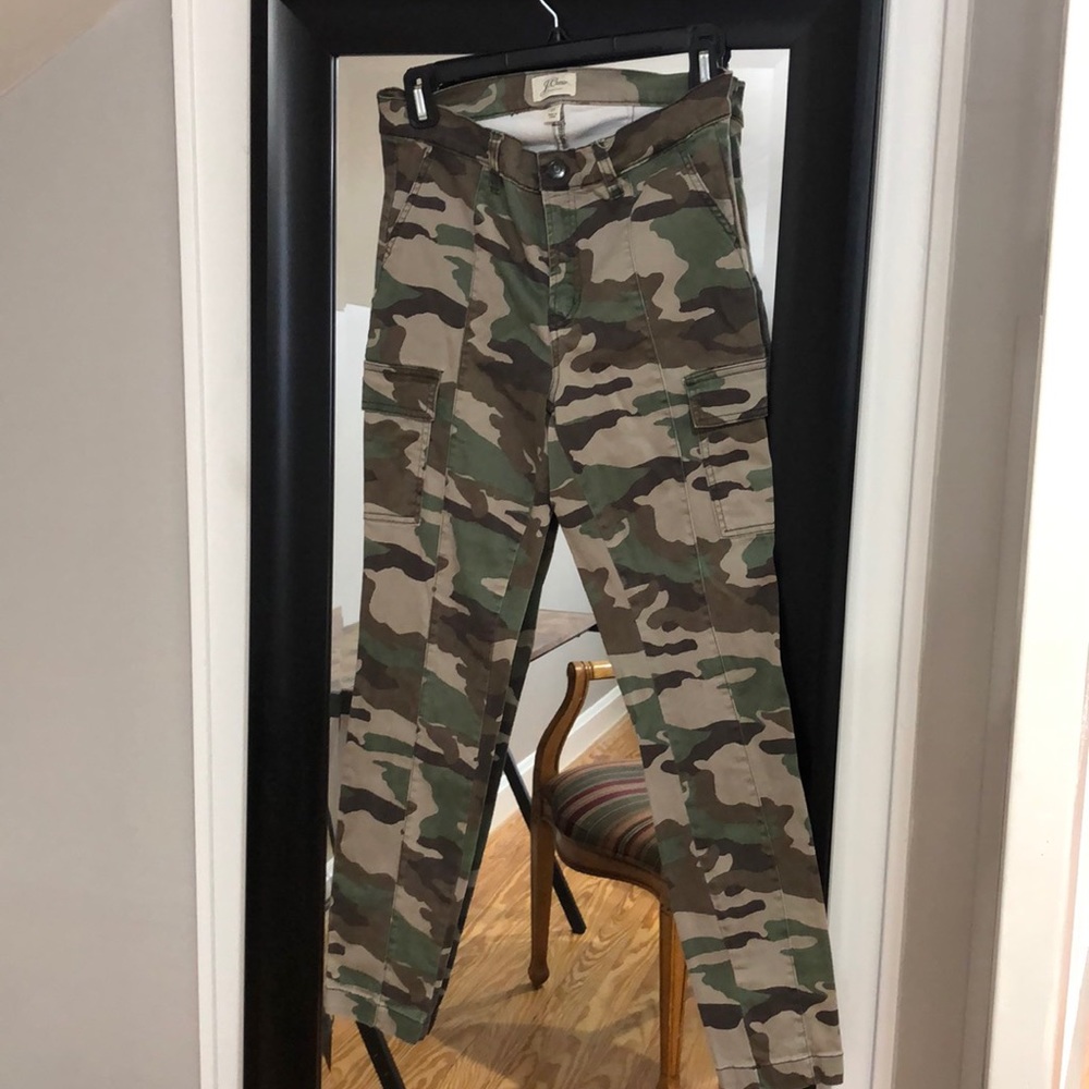 J Crew camo pant